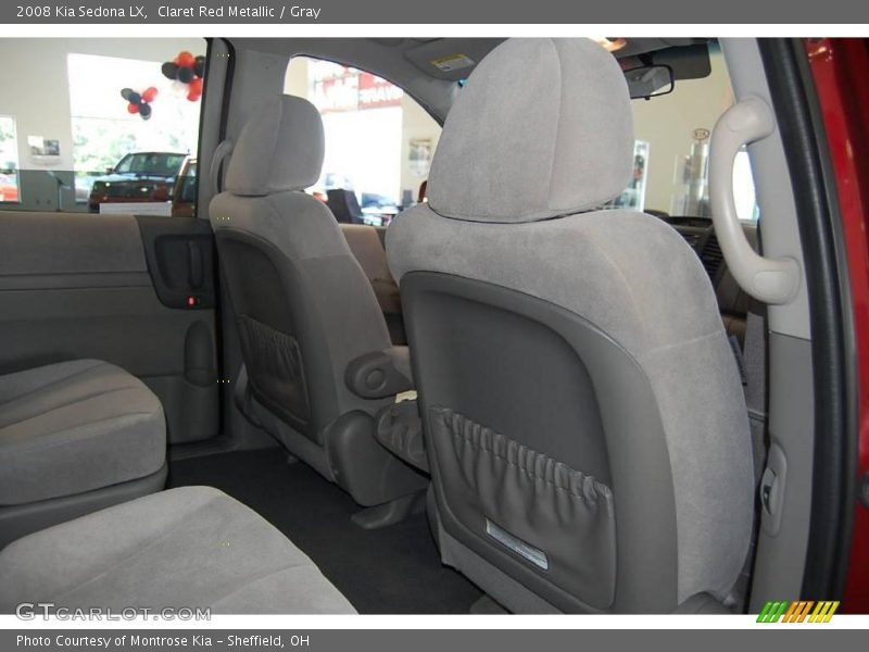 Claret Red Metallic / Gray 2008 Kia Sedona LX