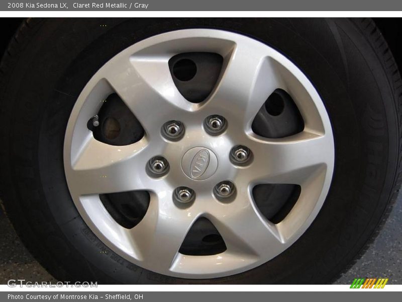 Claret Red Metallic / Gray 2008 Kia Sedona LX