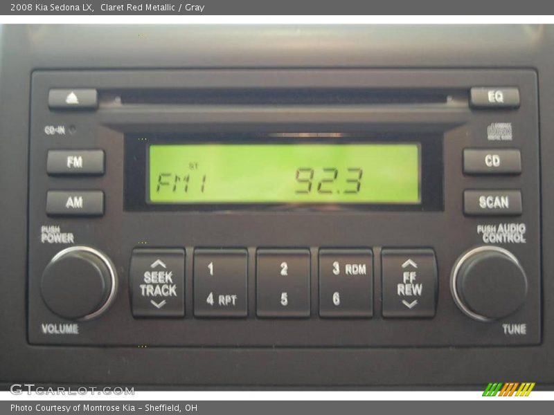 Claret Red Metallic / Gray 2008 Kia Sedona LX