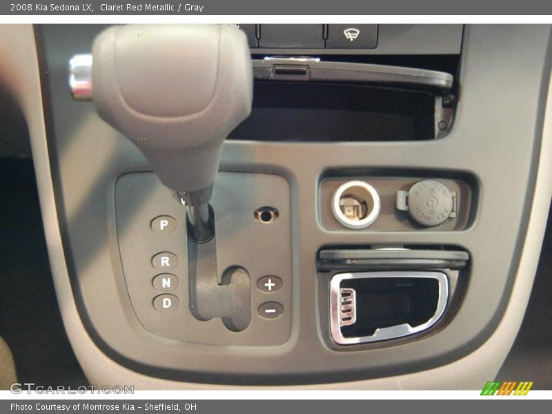 Claret Red Metallic / Gray 2008 Kia Sedona LX