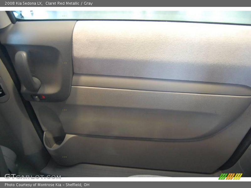 Claret Red Metallic / Gray 2008 Kia Sedona LX