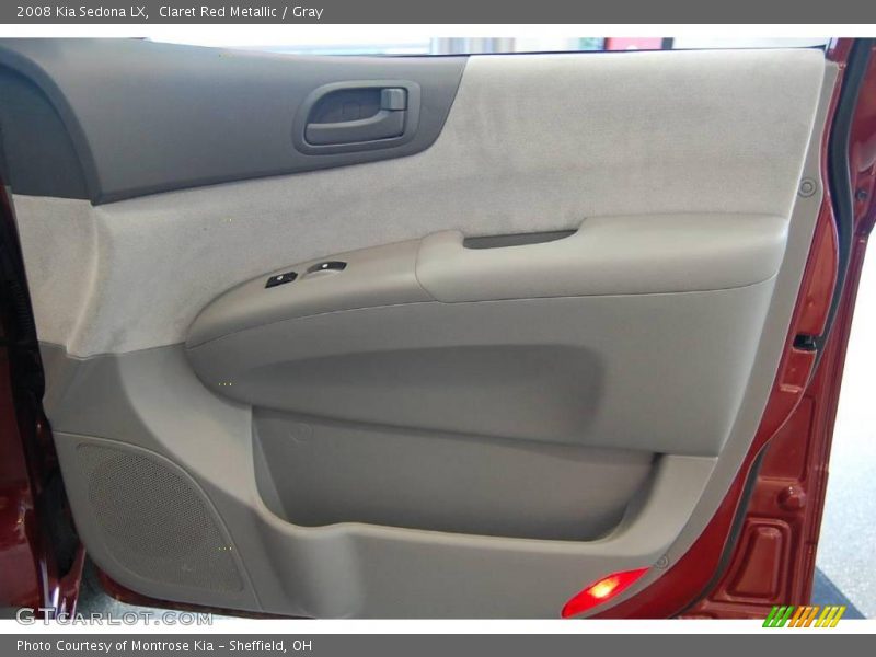 Claret Red Metallic / Gray 2008 Kia Sedona LX