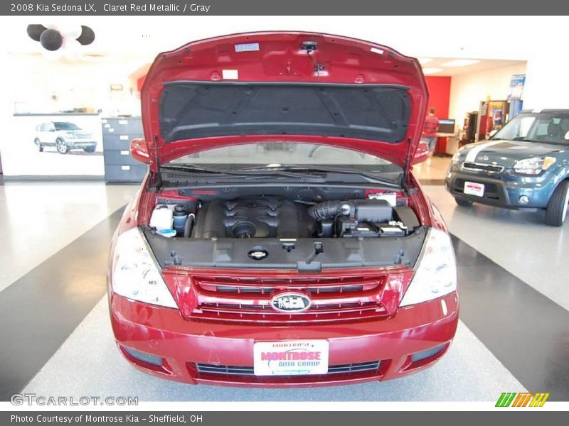 Claret Red Metallic / Gray 2008 Kia Sedona LX