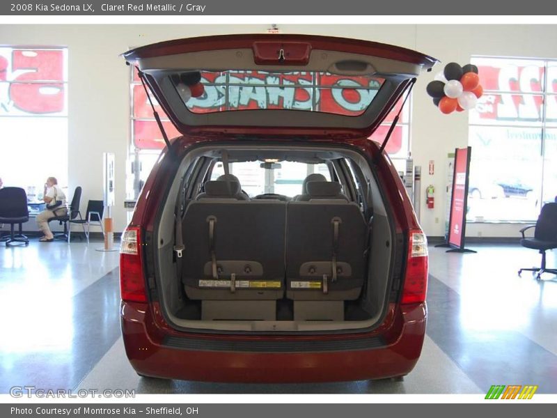 Claret Red Metallic / Gray 2008 Kia Sedona LX