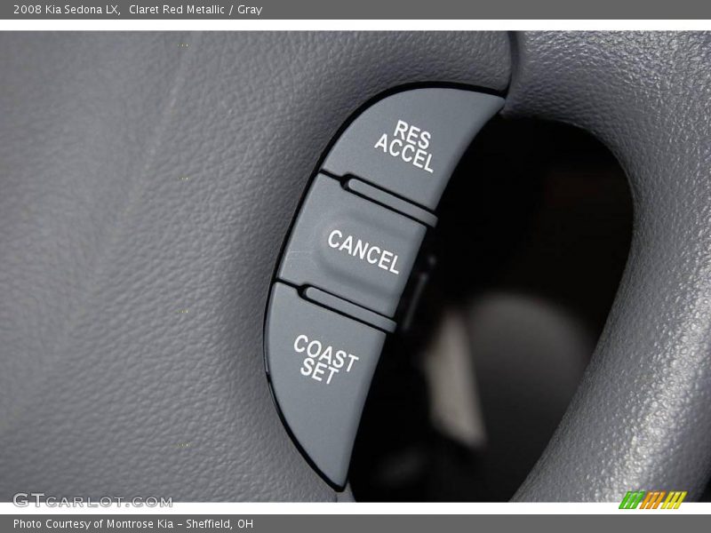 Claret Red Metallic / Gray 2008 Kia Sedona LX