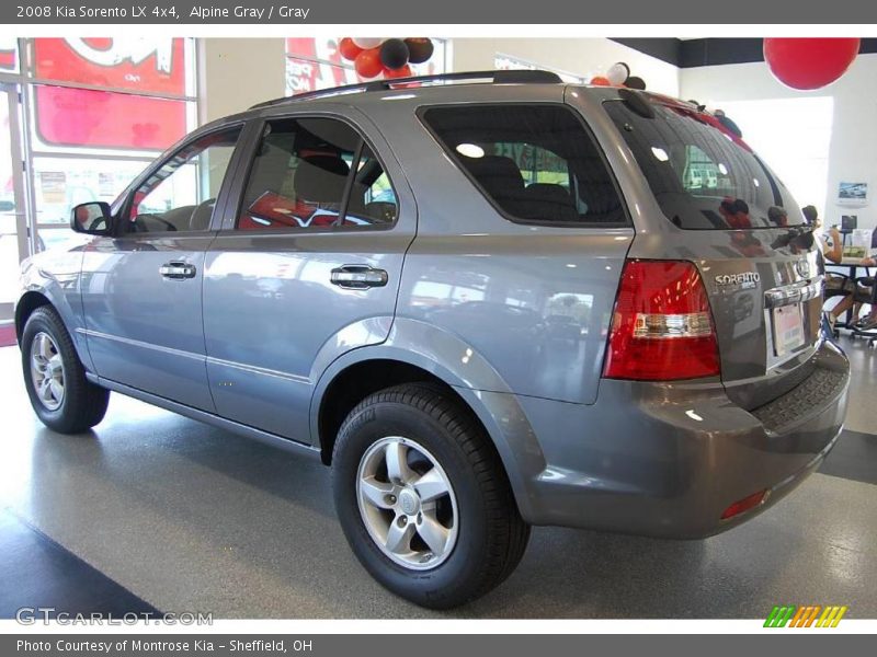 Alpine Gray / Gray 2008 Kia Sorento LX 4x4