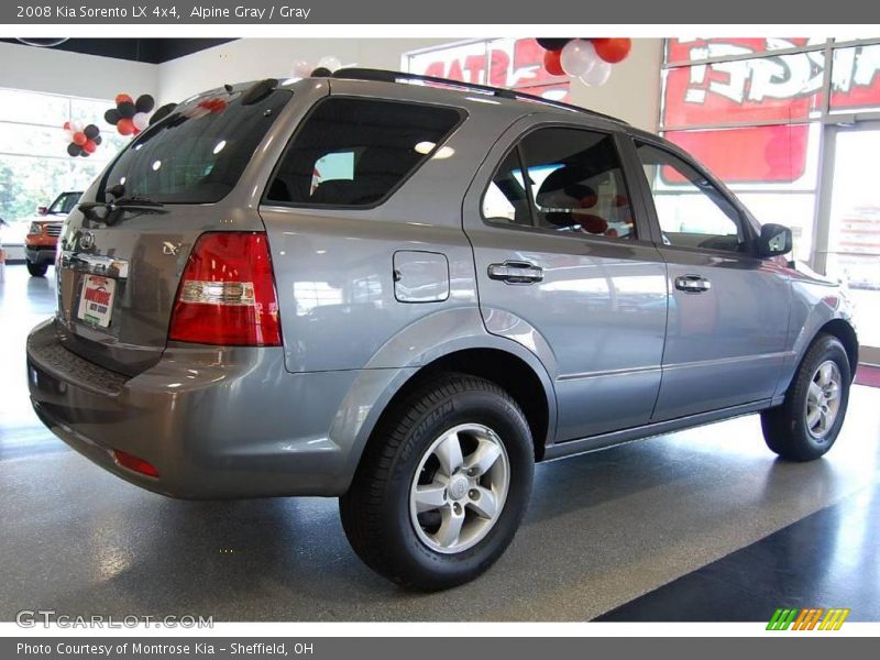 Alpine Gray / Gray 2008 Kia Sorento LX 4x4