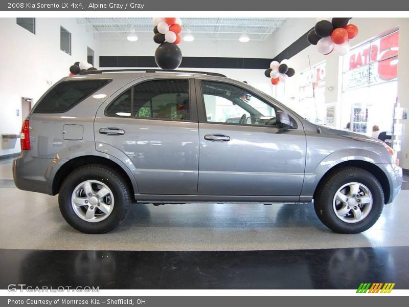 Alpine Gray / Gray 2008 Kia Sorento LX 4x4