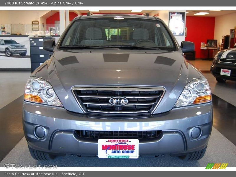 Alpine Gray / Gray 2008 Kia Sorento LX 4x4