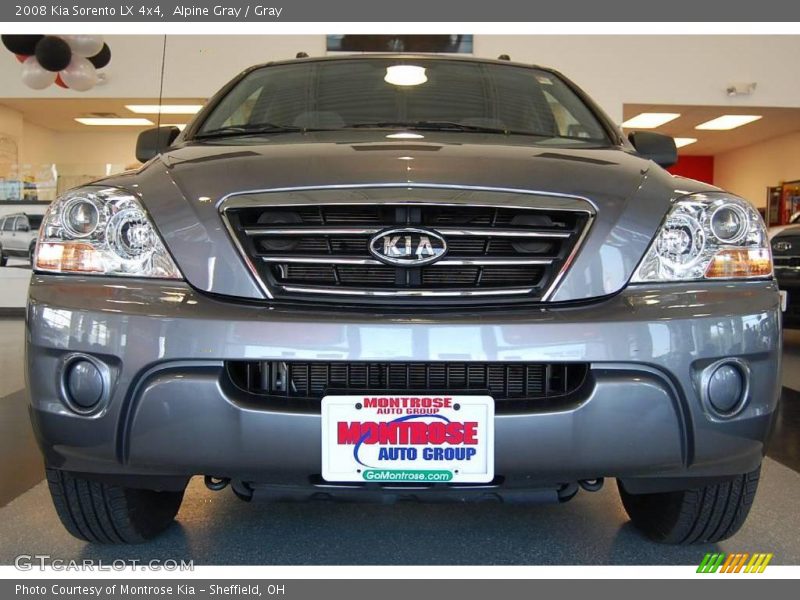 Alpine Gray / Gray 2008 Kia Sorento LX 4x4