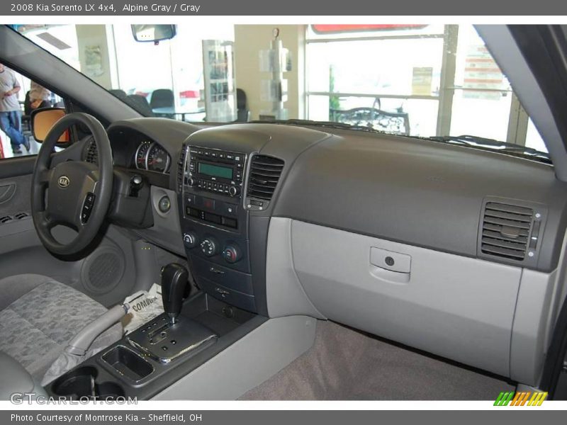 Alpine Gray / Gray 2008 Kia Sorento LX 4x4