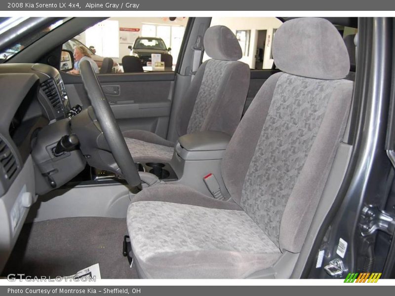 Alpine Gray / Gray 2008 Kia Sorento LX 4x4