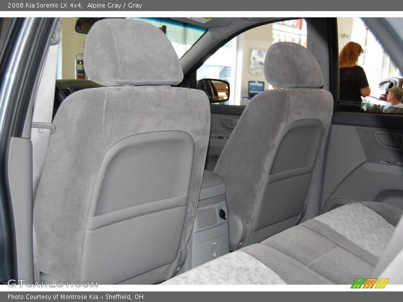 Alpine Gray / Gray 2008 Kia Sorento LX 4x4