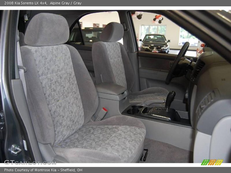 Alpine Gray / Gray 2008 Kia Sorento LX 4x4