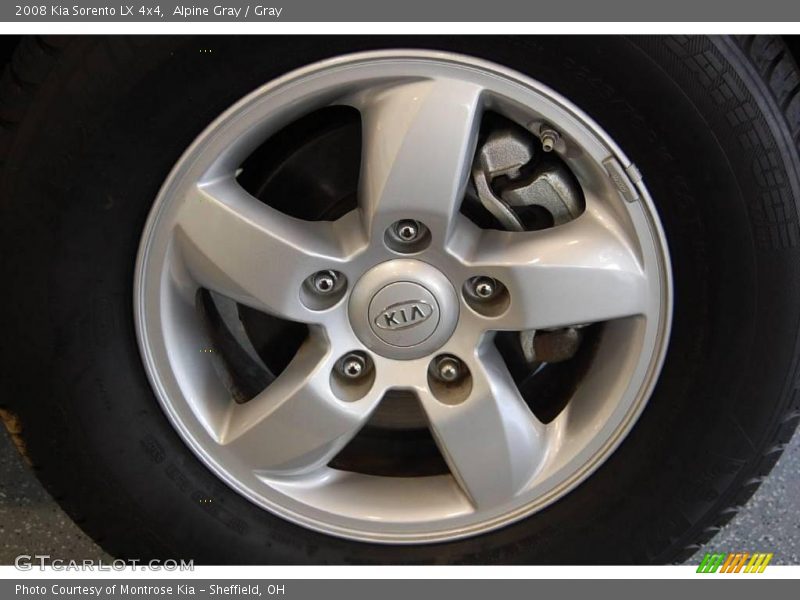 Alpine Gray / Gray 2008 Kia Sorento LX 4x4