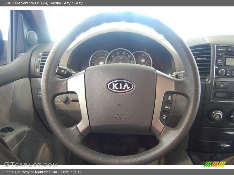 Alpine Gray / Gray 2008 Kia Sorento LX 4x4