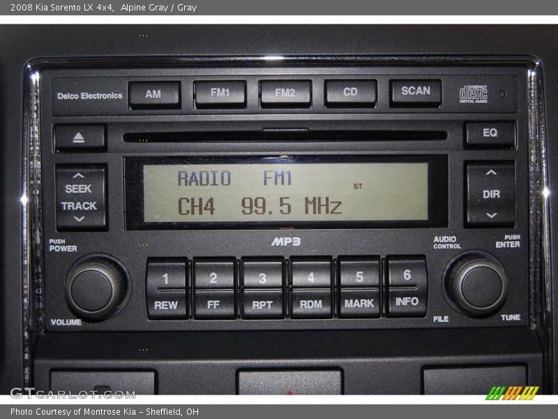 Alpine Gray / Gray 2008 Kia Sorento LX 4x4