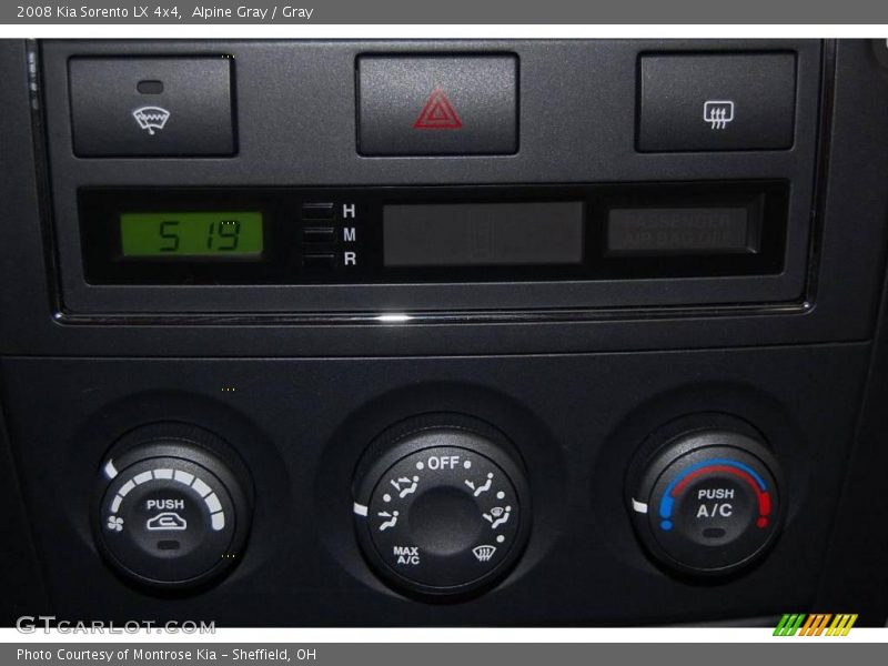 Alpine Gray / Gray 2008 Kia Sorento LX 4x4