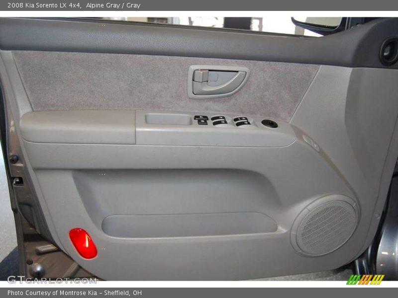 Alpine Gray / Gray 2008 Kia Sorento LX 4x4
