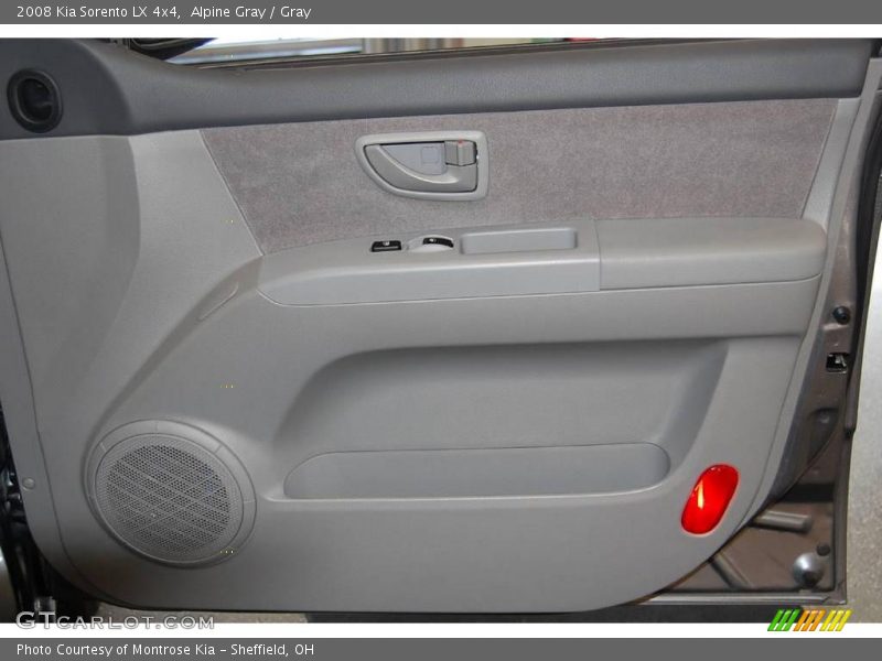 Alpine Gray / Gray 2008 Kia Sorento LX 4x4