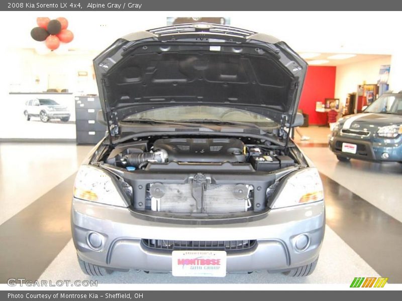 Alpine Gray / Gray 2008 Kia Sorento LX 4x4