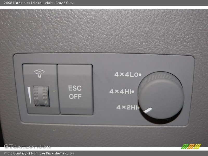 Alpine Gray / Gray 2008 Kia Sorento LX 4x4