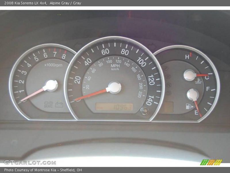 Alpine Gray / Gray 2008 Kia Sorento LX 4x4