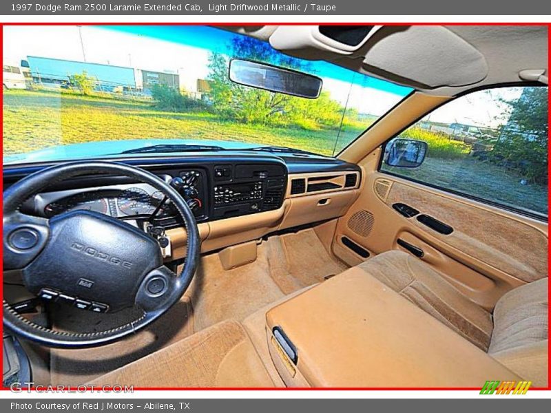 Light Driftwood Metallic / Taupe 1997 Dodge Ram 2500 Laramie Extended Cab