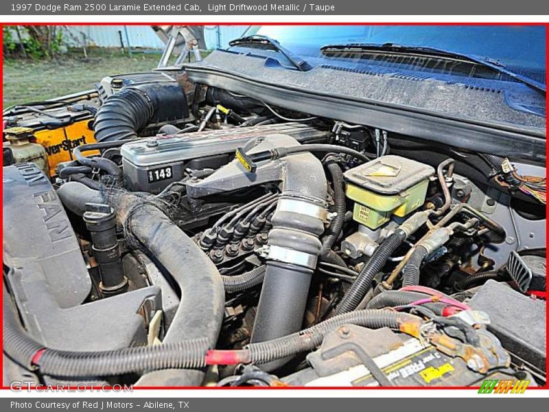 Light Driftwood Metallic / Taupe 1997 Dodge Ram 2500 Laramie Extended Cab