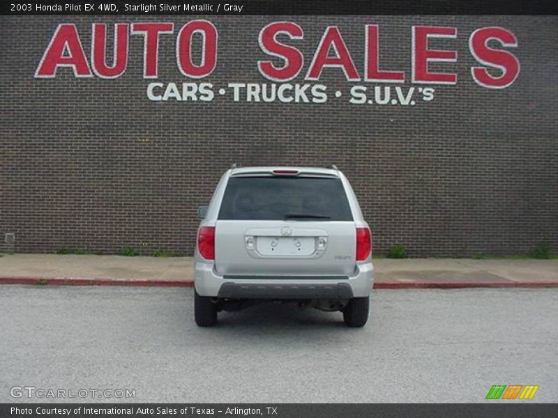 Starlight Silver Metallic / Gray 2003 Honda Pilot EX 4WD