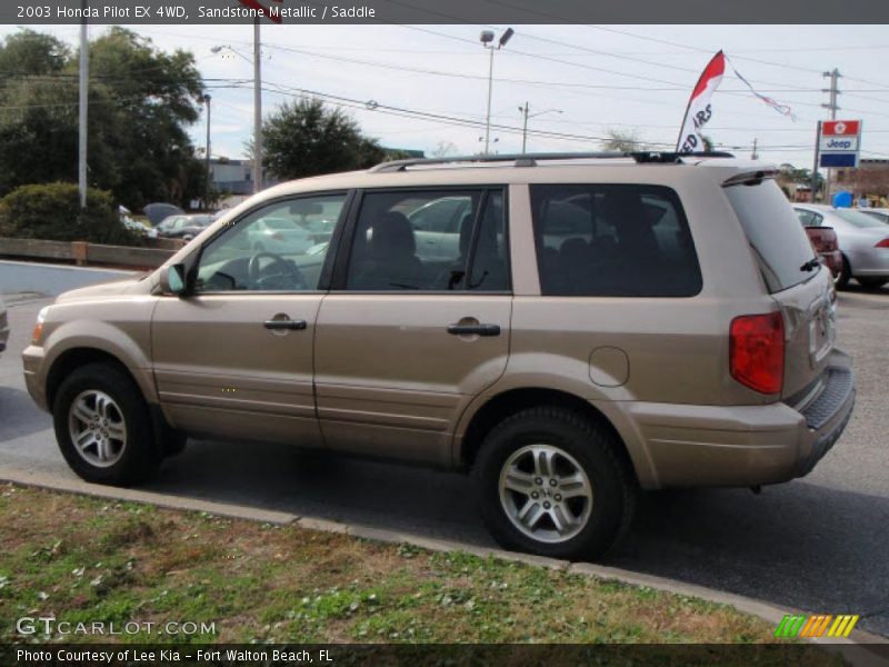Sandstone Metallic / Saddle 2003 Honda Pilot EX 4WD