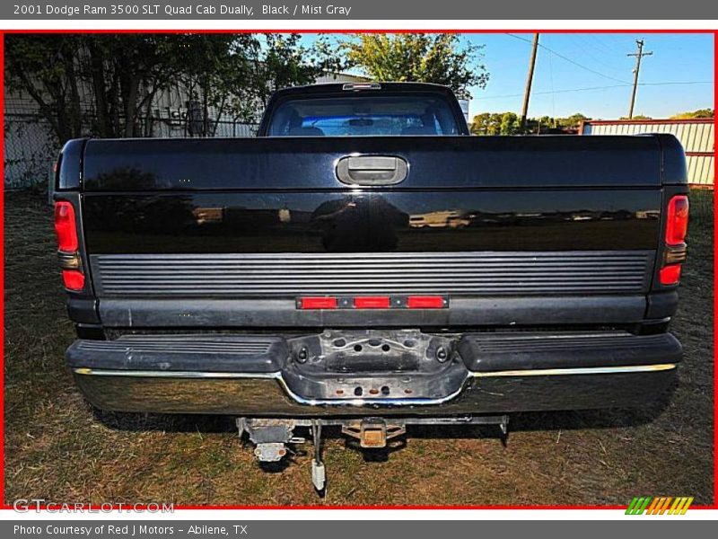 Black / Mist Gray 2001 Dodge Ram 3500 SLT Quad Cab Dually