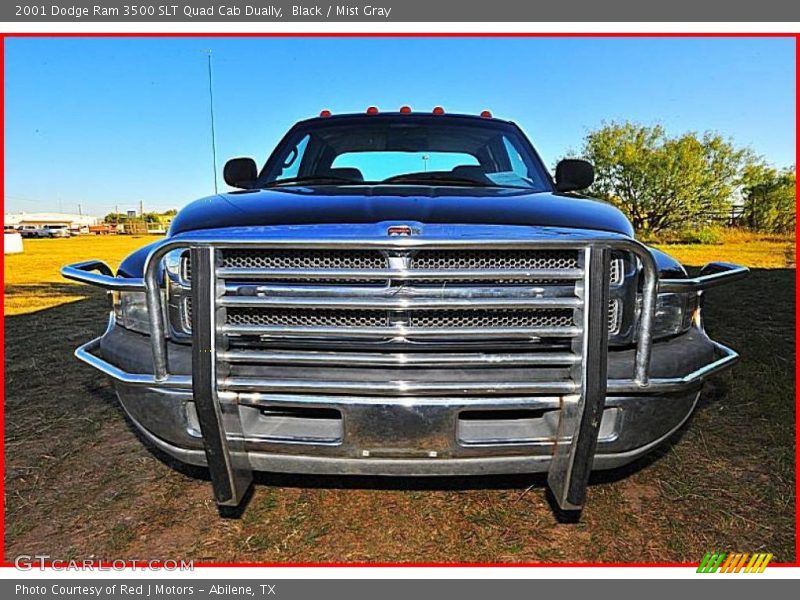 Black / Mist Gray 2001 Dodge Ram 3500 SLT Quad Cab Dually