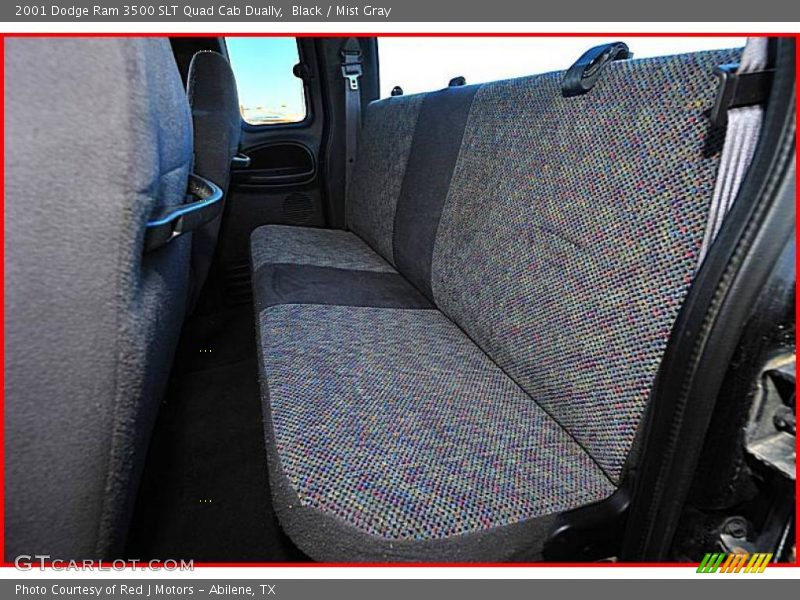 Black / Mist Gray 2001 Dodge Ram 3500 SLT Quad Cab Dually