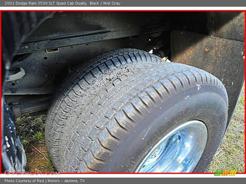 Black / Mist Gray 2001 Dodge Ram 3500 SLT Quad Cab Dually