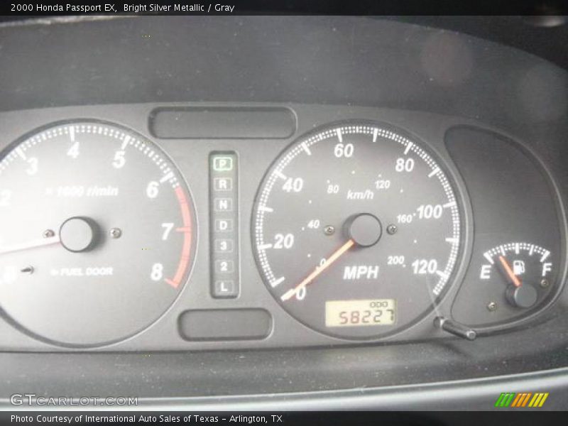 Bright Silver Metallic / Gray 2000 Honda Passport EX