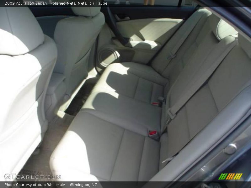Polished Metal Metallic / Taupe 2009 Acura TSX Sedan