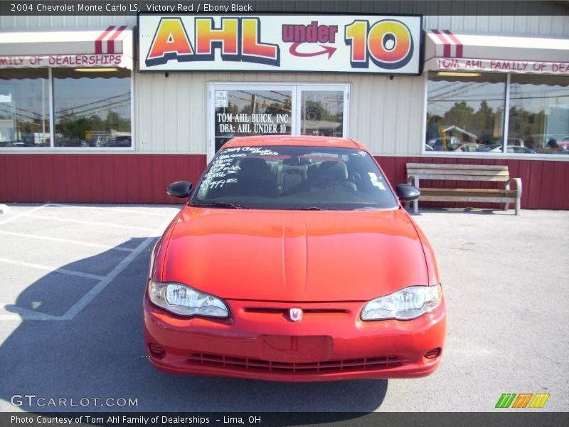 Victory Red / Ebony Black 2004 Chevrolet Monte Carlo LS