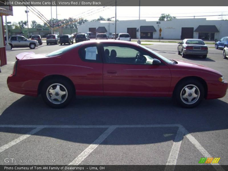 Victory Red / Ebony Black 2004 Chevrolet Monte Carlo LS