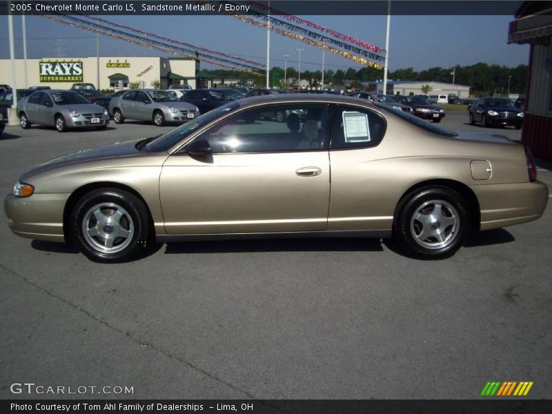 Sandstone Metallic / Ebony 2005 Chevrolet Monte Carlo LS