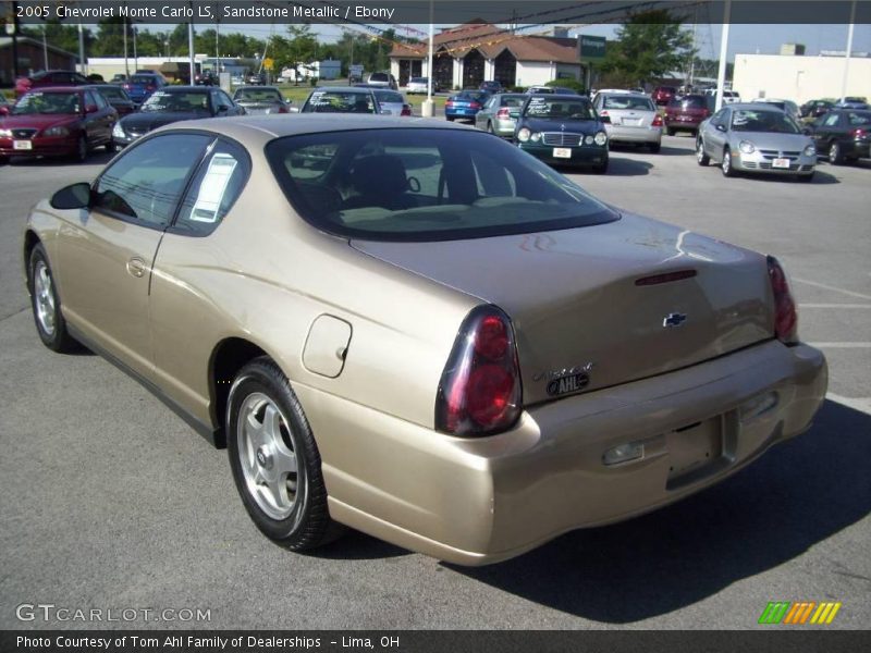 Sandstone Metallic / Ebony 2005 Chevrolet Monte Carlo LS