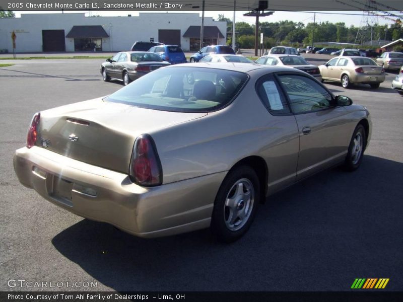 Sandstone Metallic / Ebony 2005 Chevrolet Monte Carlo LS