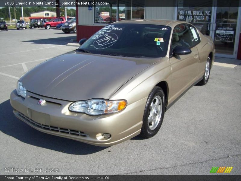 Sandstone Metallic / Ebony 2005 Chevrolet Monte Carlo LS