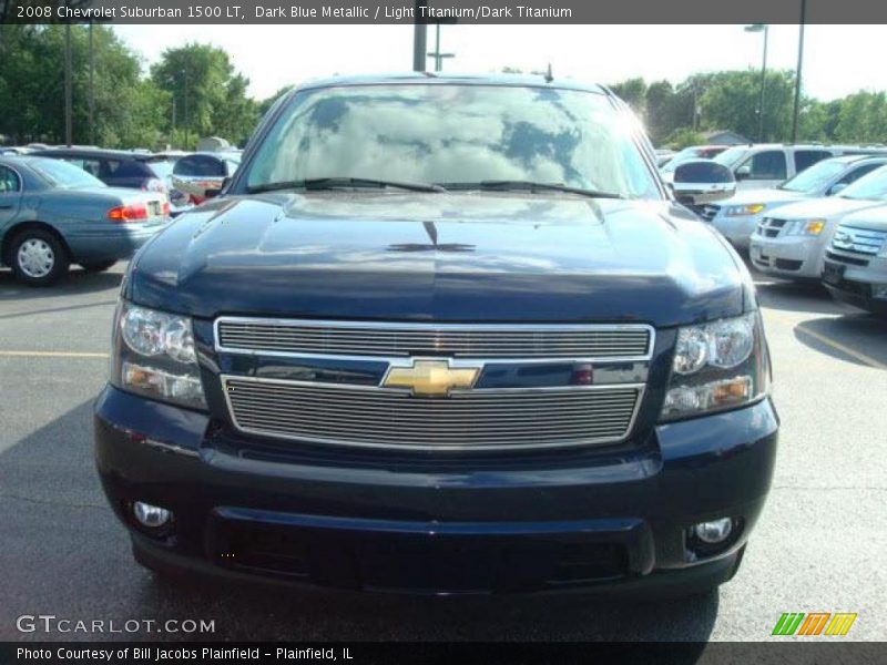 Dark Blue Metallic / Light Titanium/Dark Titanium 2008 Chevrolet Suburban 1500 LT