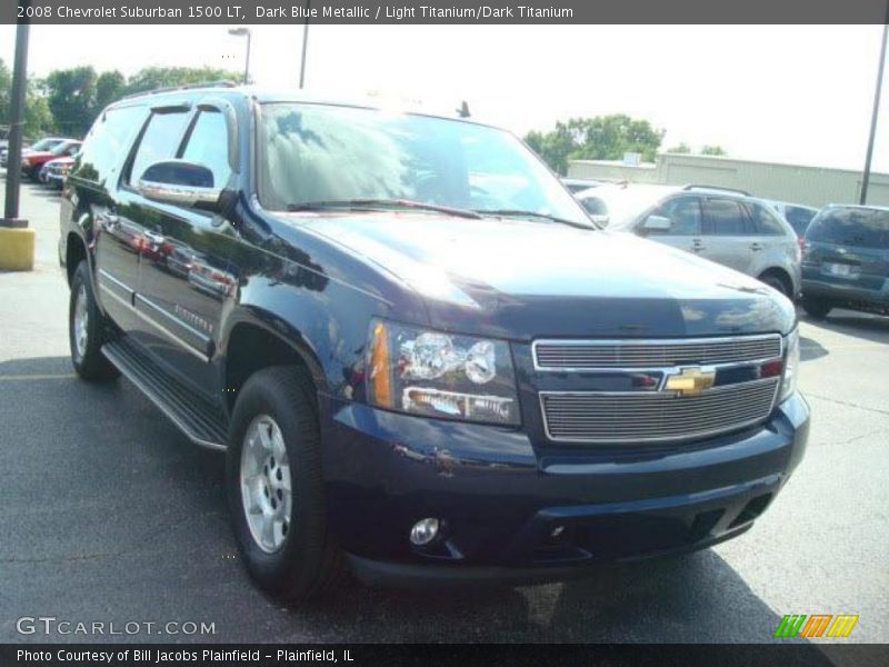 Dark Blue Metallic / Light Titanium/Dark Titanium 2008 Chevrolet Suburban 1500 LT