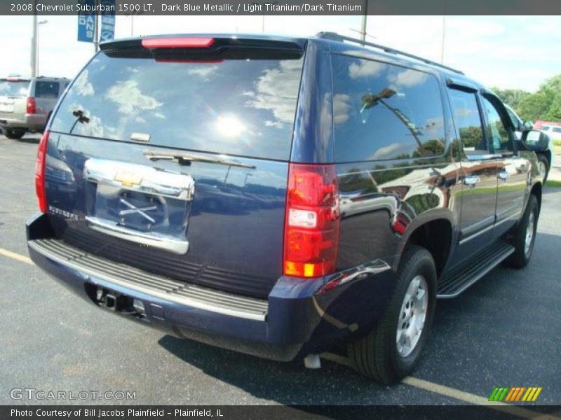 Dark Blue Metallic / Light Titanium/Dark Titanium 2008 Chevrolet Suburban 1500 LT