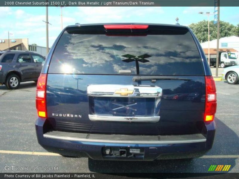 Dark Blue Metallic / Light Titanium/Dark Titanium 2008 Chevrolet Suburban 1500 LT