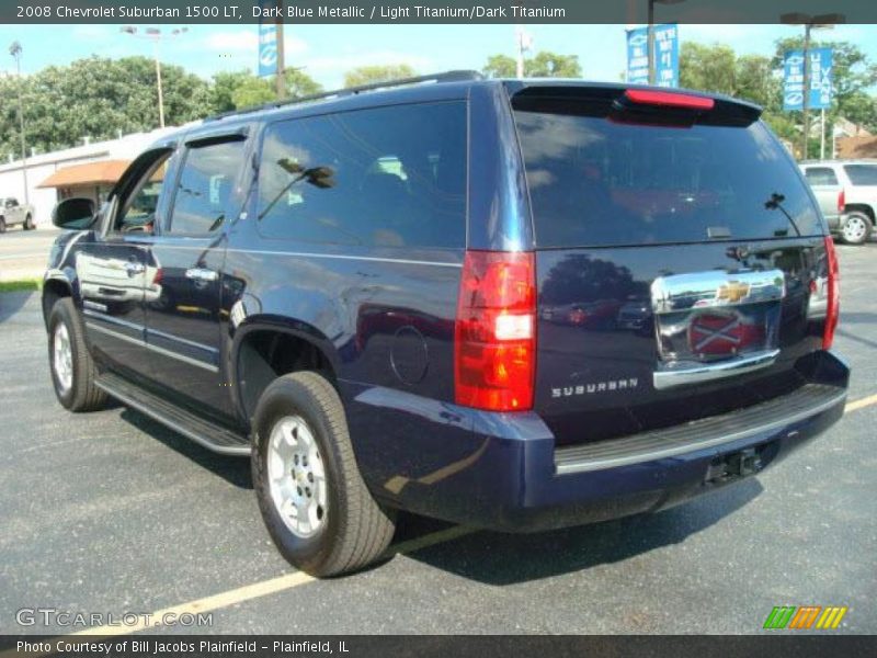 Dark Blue Metallic / Light Titanium/Dark Titanium 2008 Chevrolet Suburban 1500 LT