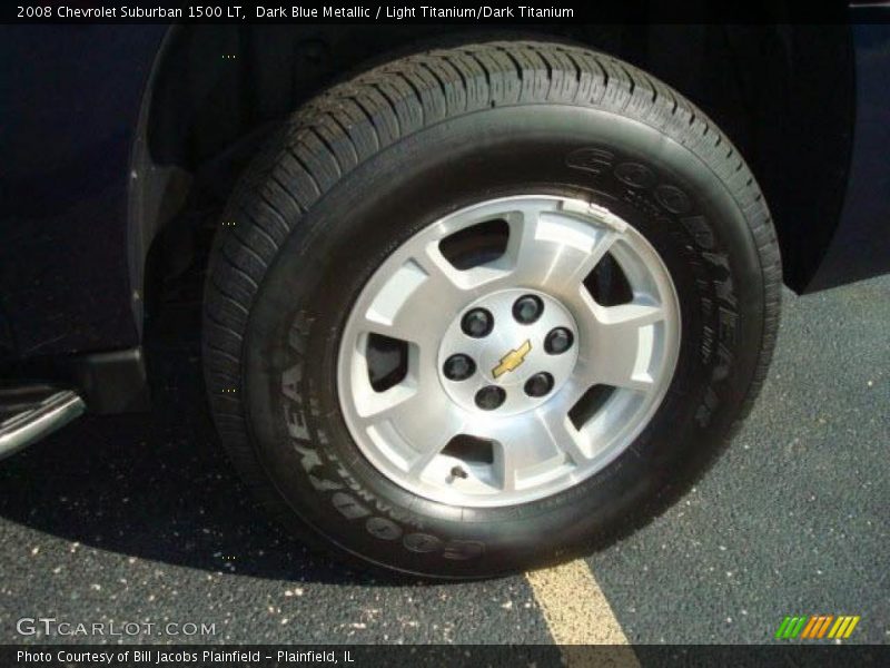 Dark Blue Metallic / Light Titanium/Dark Titanium 2008 Chevrolet Suburban 1500 LT