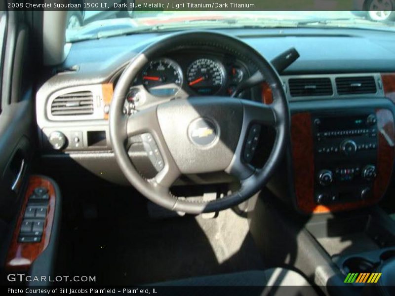 Dark Blue Metallic / Light Titanium/Dark Titanium 2008 Chevrolet Suburban 1500 LT
